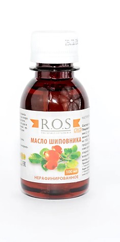 масло шиповника 100мл пластик Рось