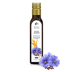 масло льняное 250мл стекло Рось