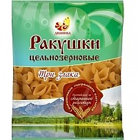 макароны Ракушка ц/з 3 злака 300г дивинка