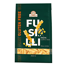 макароны спиральки Fusilli кукурузно-рисовые 300г Здоровей