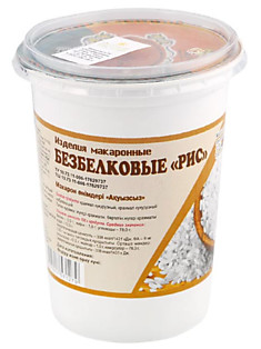 макаронные изделия Безбелковый Рис 350г Макмастер