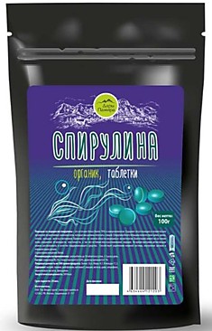 спирулина таблетки ОРГАНИК 100г Дары Памира