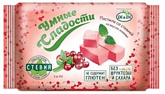 пастила с кусочками клюквы со стевией 160г Умные сладости