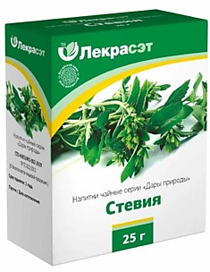 Стевия, лист 25г Лекрасэт