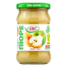 пюре яблочно-грушевое 280г АВС